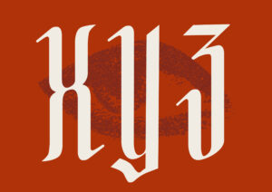 typographie gothique